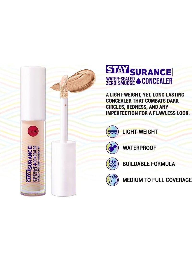 J.Cats Staysurance Water-Sealed Zero-Smudge Concealer 106 Banana 6.5g - Image 2
